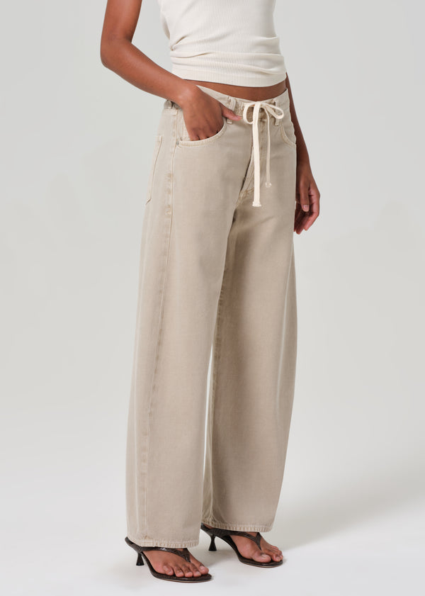Gold Sign Brynn Drawstring Trouser In Burnished Quartz
