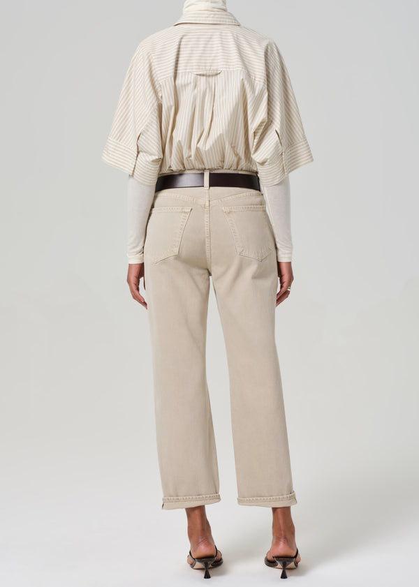 Gold Sign Dahlia Bow Leg Baby Roll In Burnished Quartz