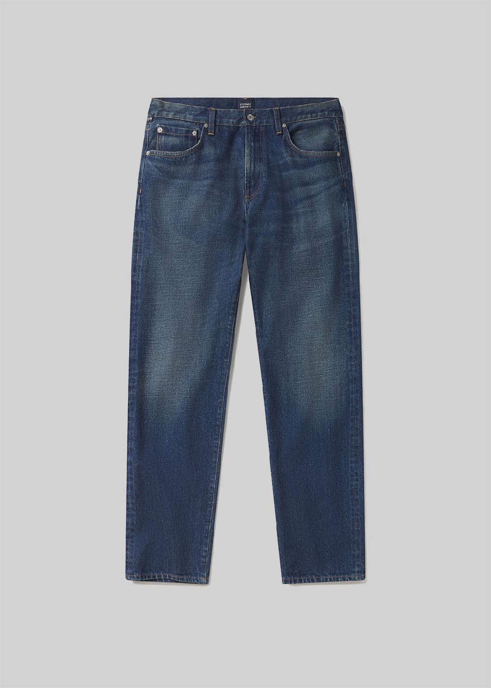 gold sign Elijah Relaxed Straight Japanese Selvedge In Covell