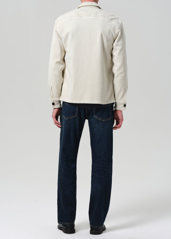 Gold Sign Elijah Straight Cashmere Denim In Prospect