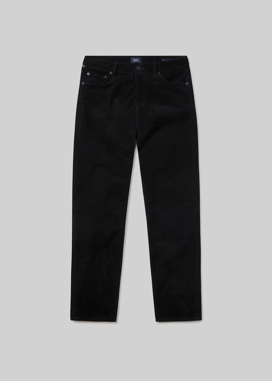 gold sign Elijah Straight Stretch Corduroy In Black