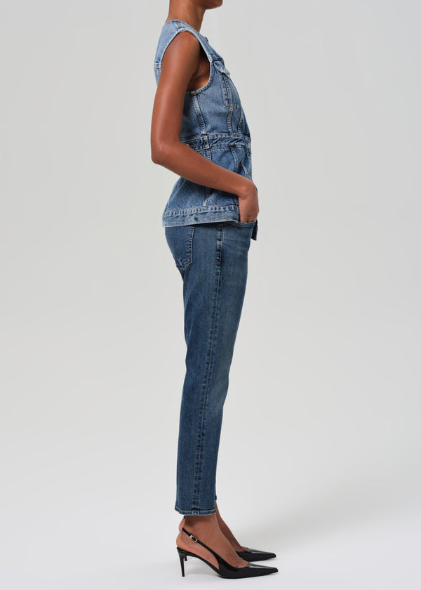 Gold Sign Emerson Mid Rise Relaxed 27" In Long Weekend