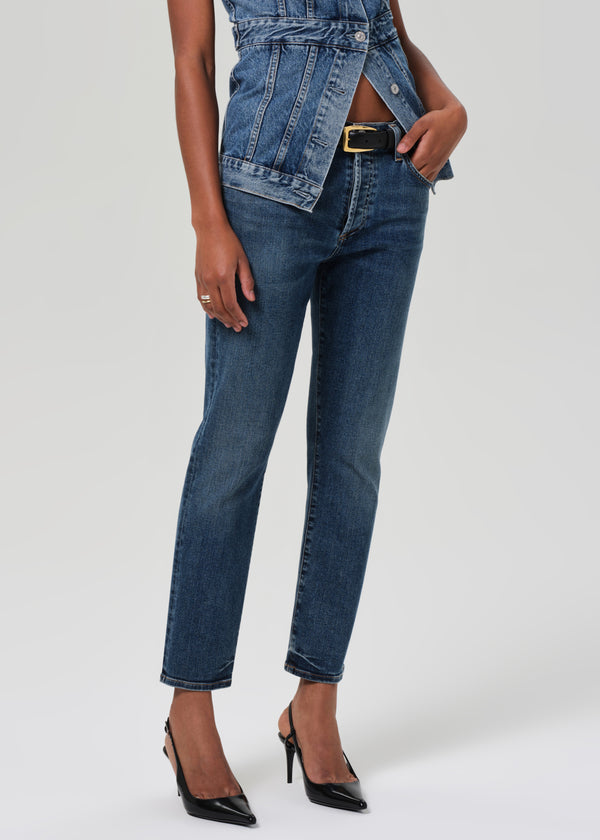 Gold Sign Emerson Mid Rise Relaxed 27" In Long Weekend