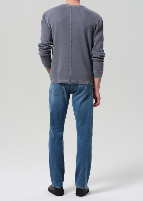Gold Sign Gage Slim Straight Cashmere Denim In Anders