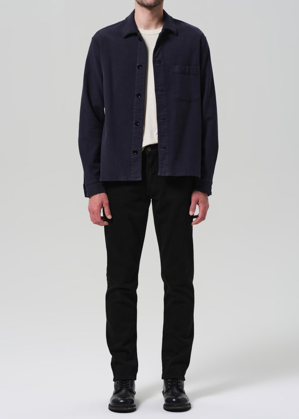 Gold Sign Gage Slim Straight Cashmere Denim In Starless