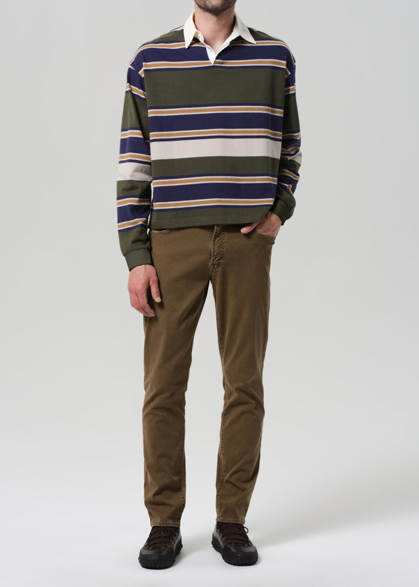 Gold Sign Gage Slim Straight Italian Canvas In Reservoir