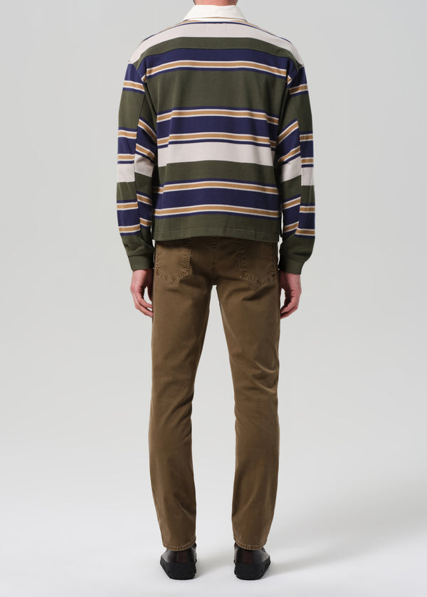 Gold Sign Gage Slim Straight Italian Canvas In Reservoir