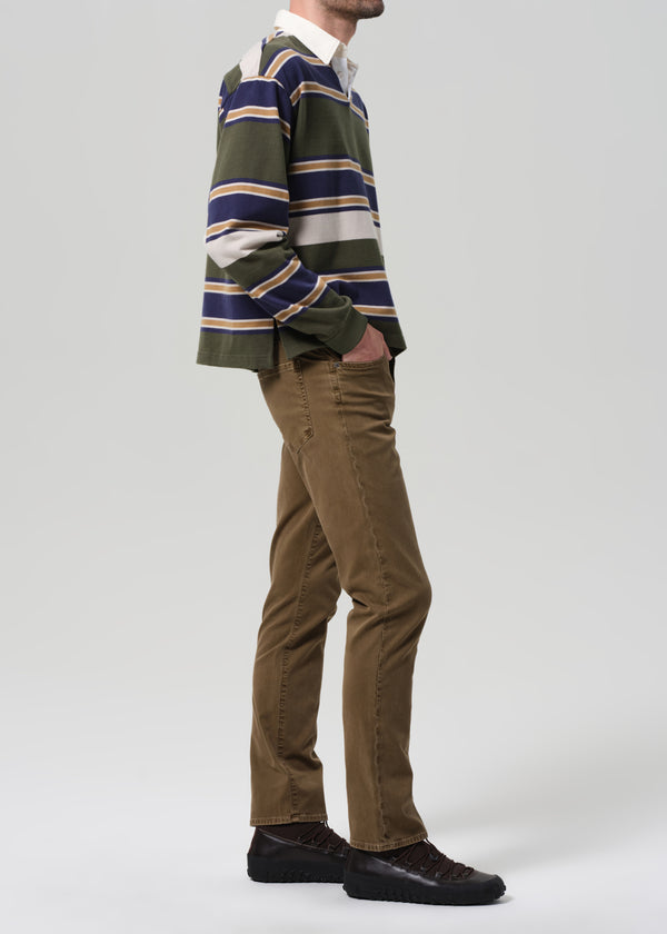 Gold Sign Gage Slim Straight Italian Canvas In Reservoir