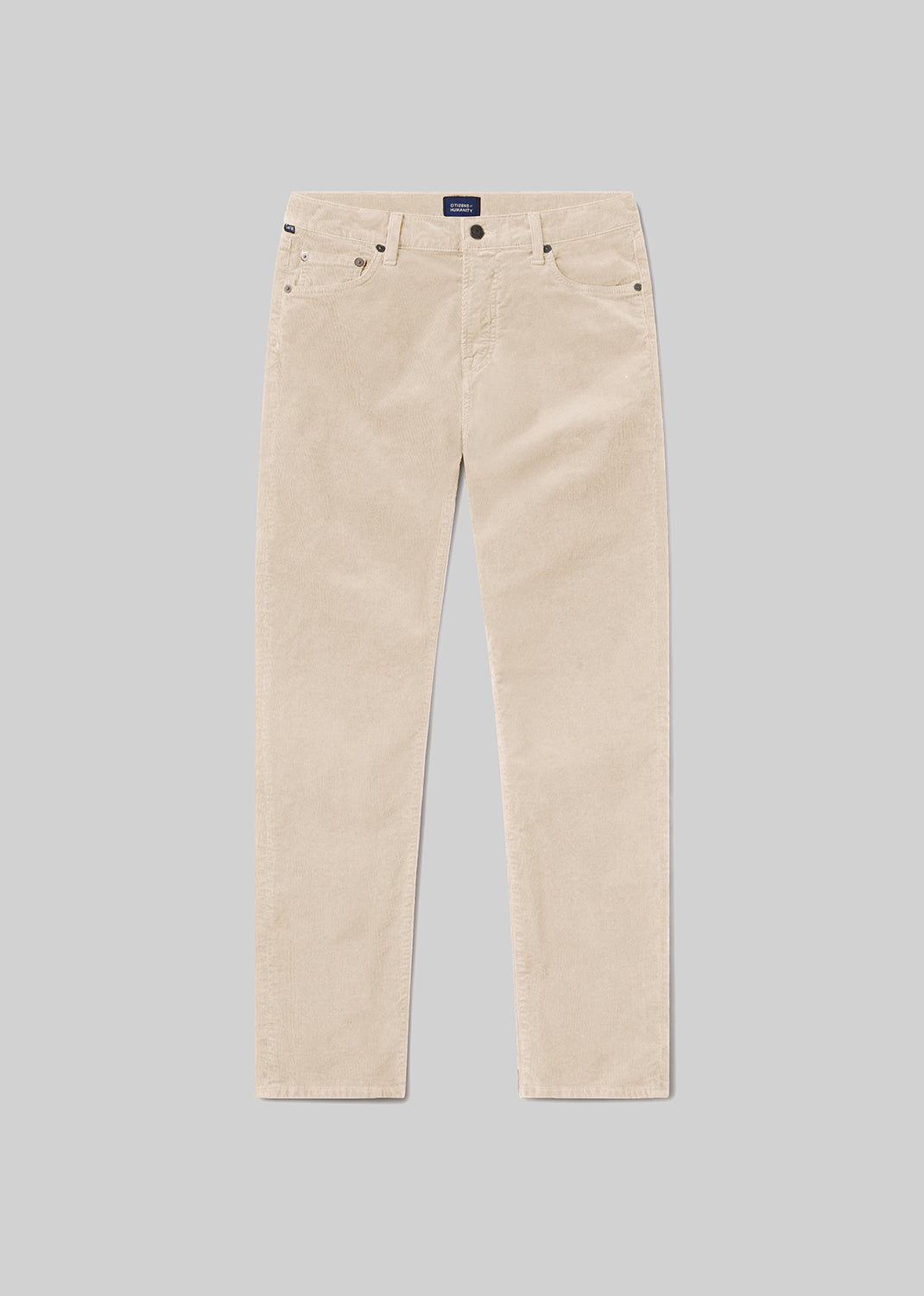 gold sign Gage Slim Straight Stretch Corduroy In Wheat