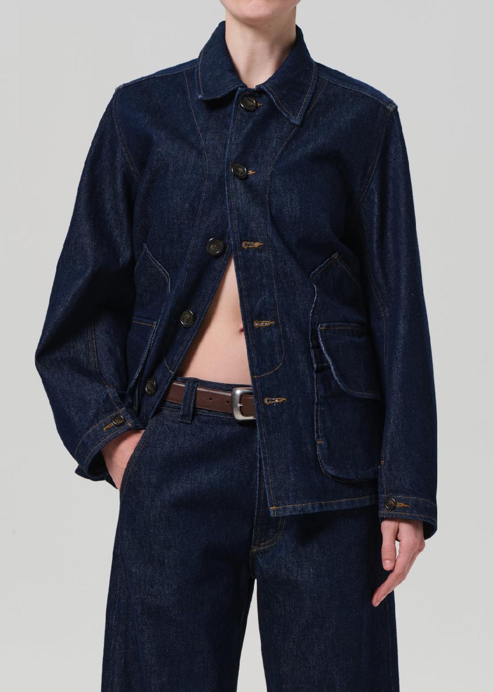 gold sign Abra Work Jacket In Summit