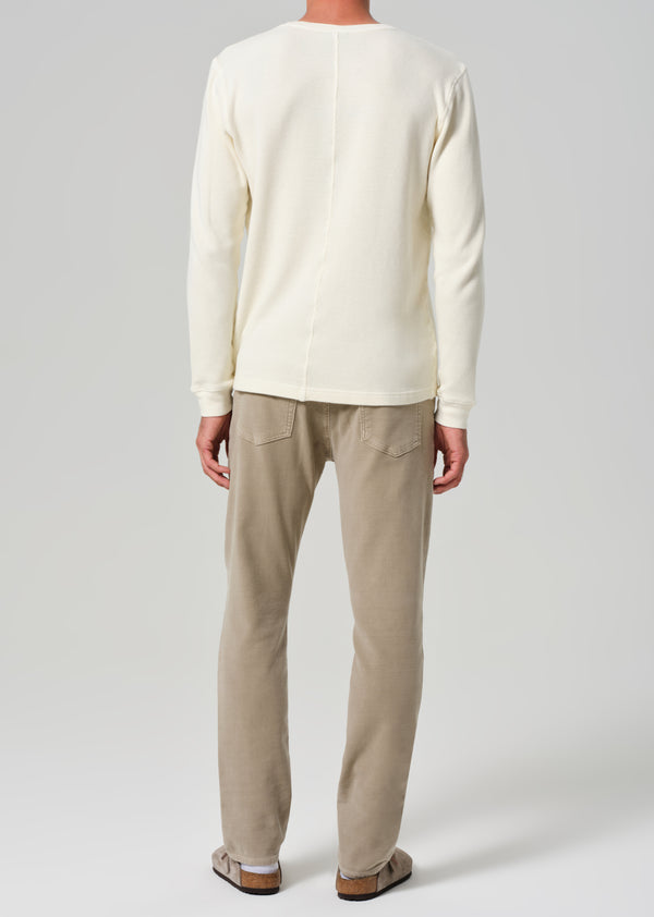 Gold Sign Adler Slim French Terry In Clay