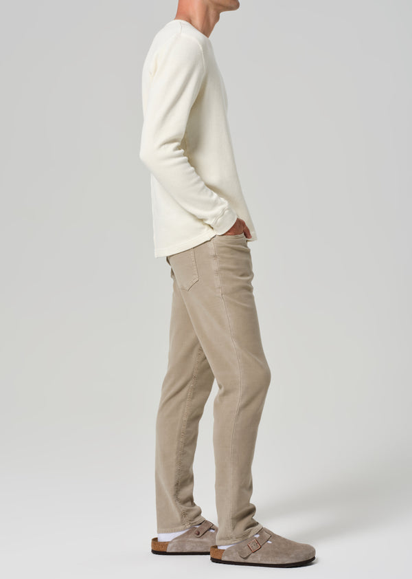 Gold Sign Adler Slim French Terry In Clay