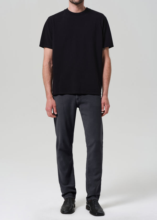 Gold Sign Adler Slim French Terry In Navy