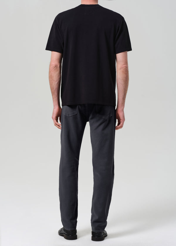 Gold Sign Adler Slim French Terry In Navy