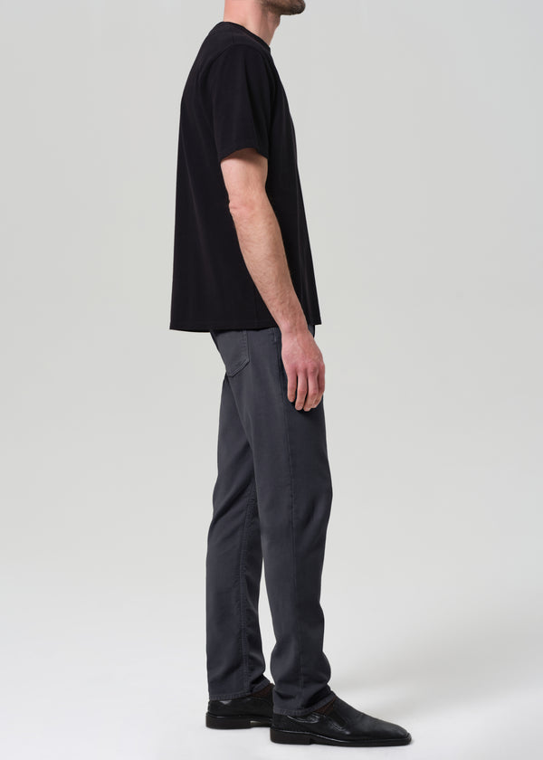 Gold Sign Adler Slim French Terry In Navy