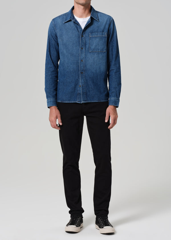 Gold Sign Adler Slim Soft Weft In Black