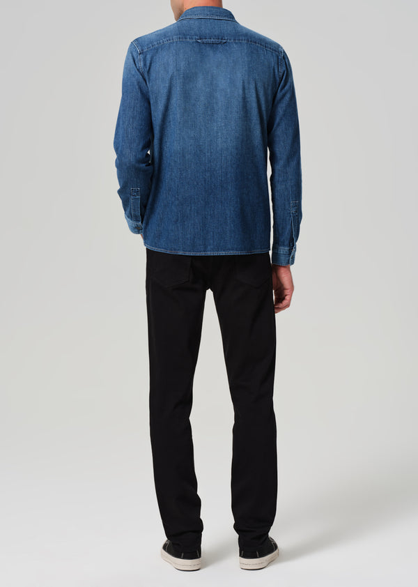 Gold Sign Adler Slim Soft Weft In Black