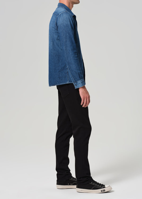 Gold Sign Adler Slim Soft Weft In Black