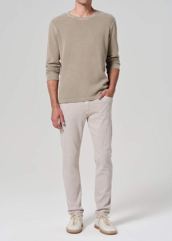 Gold Sign Adler Slim Soft Weft In Gris