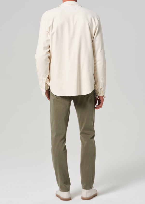 Gold Sign Adler Slim Soft Weft In Hiro Green