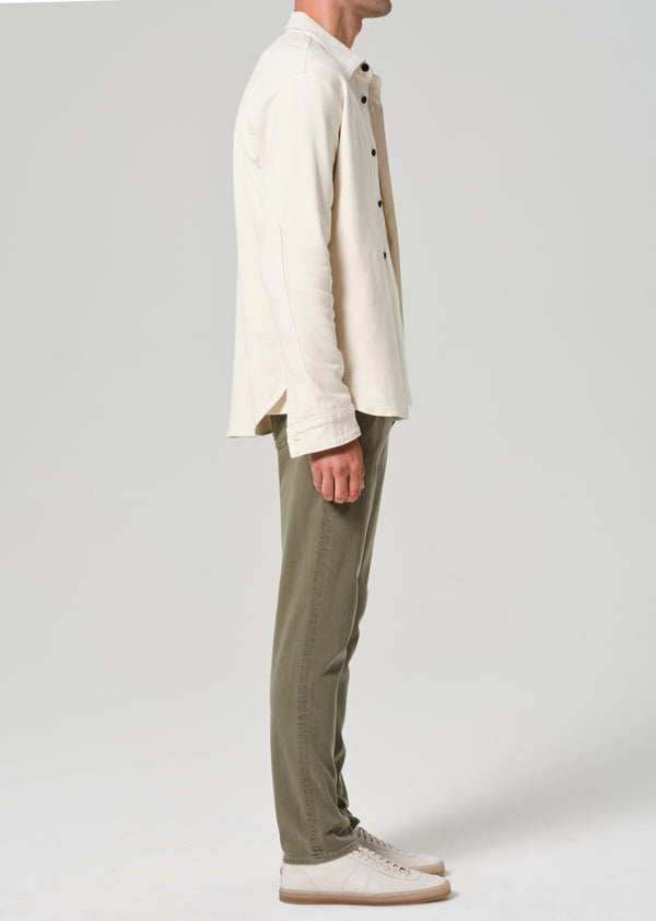 Gold Sign Adler Slim Soft Weft In Hiro Green