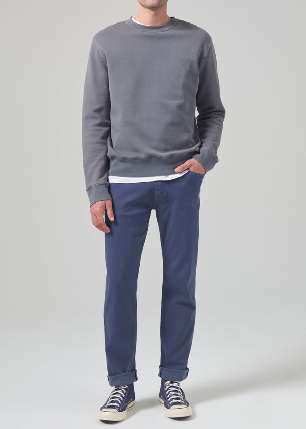 Gold Sign Adler Slim Soft Weft In Ocean