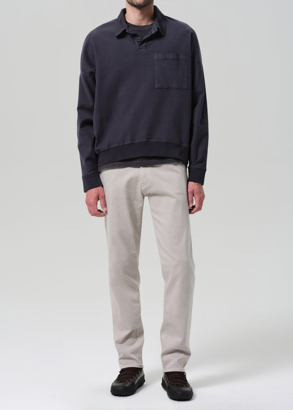 Gold Sign Adler Slim Soft Weft In Pale Grey