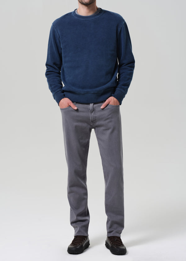 Gold Sign Adler Slim Soft Weft In Steel Grey