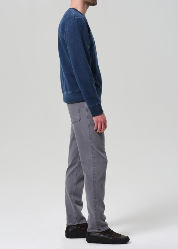 Gold Sign Adler Slim Soft Weft In Steel Grey