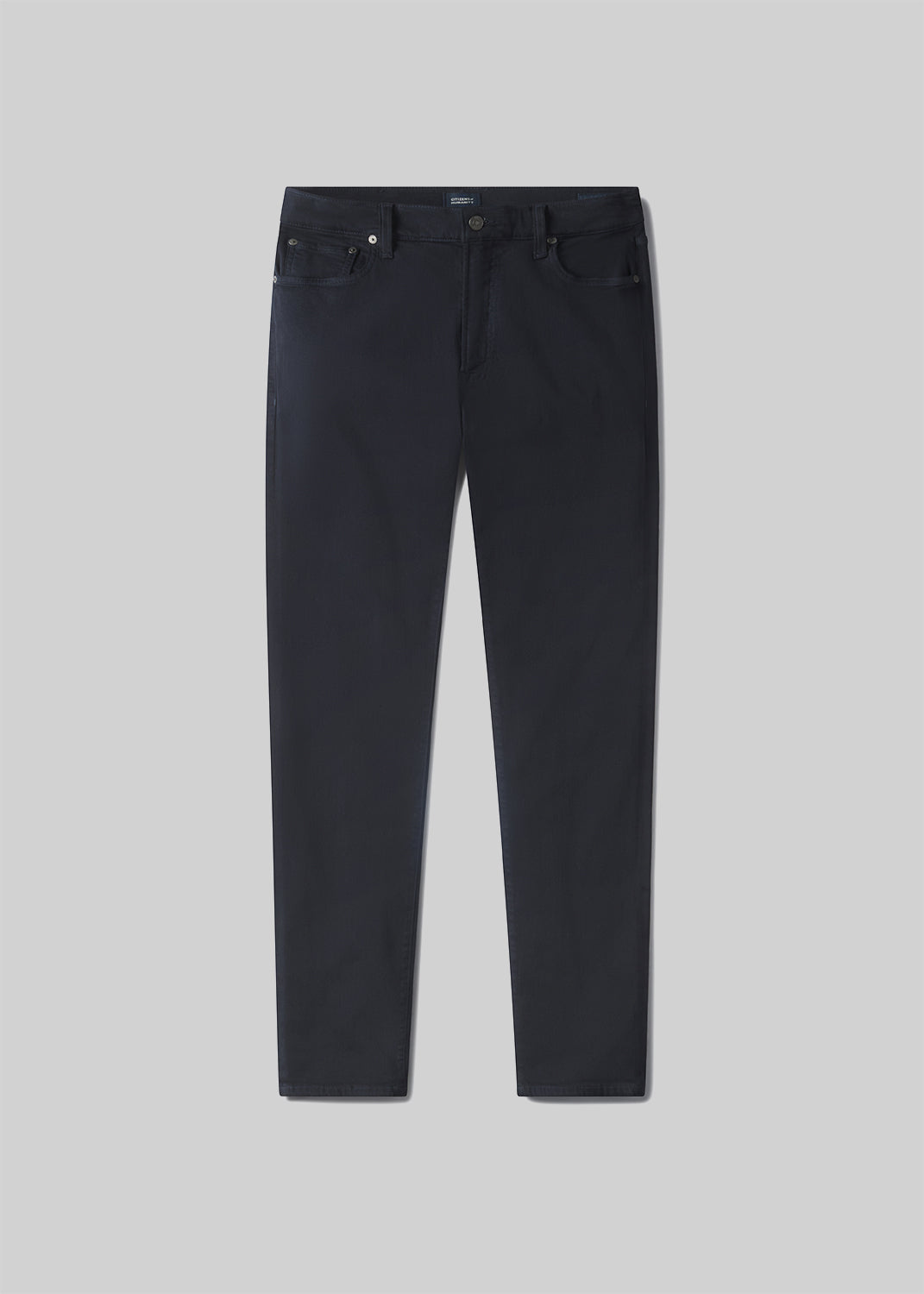 gold sign Adler Slim Soft Weft In True Navy