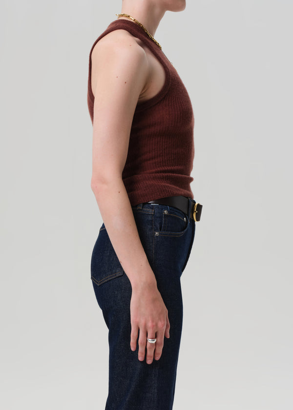 Gold Sign Akira Sweater Tank In Torrone