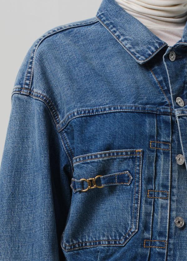 Gold Sign Alma Jacket With Horsebit In Sweetzer