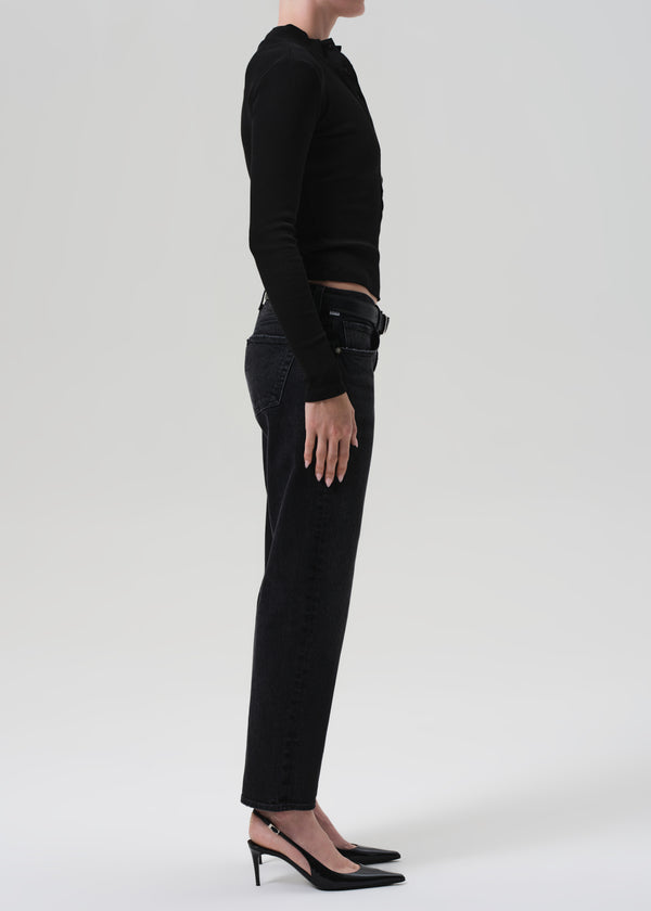 Gold Sign Anissa Straight Leg In Willow