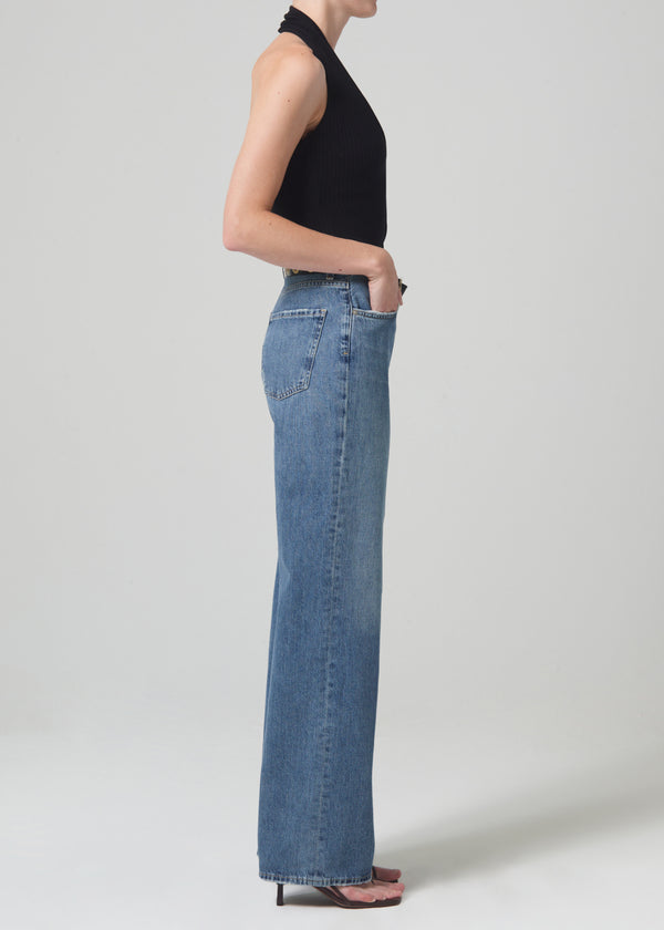 Gold Sign Annina High Rise Wide Leg 30" In Starsign