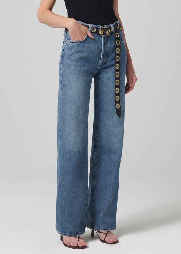 Gold Sign Annina High Rise Wide Leg 30" In Starsign