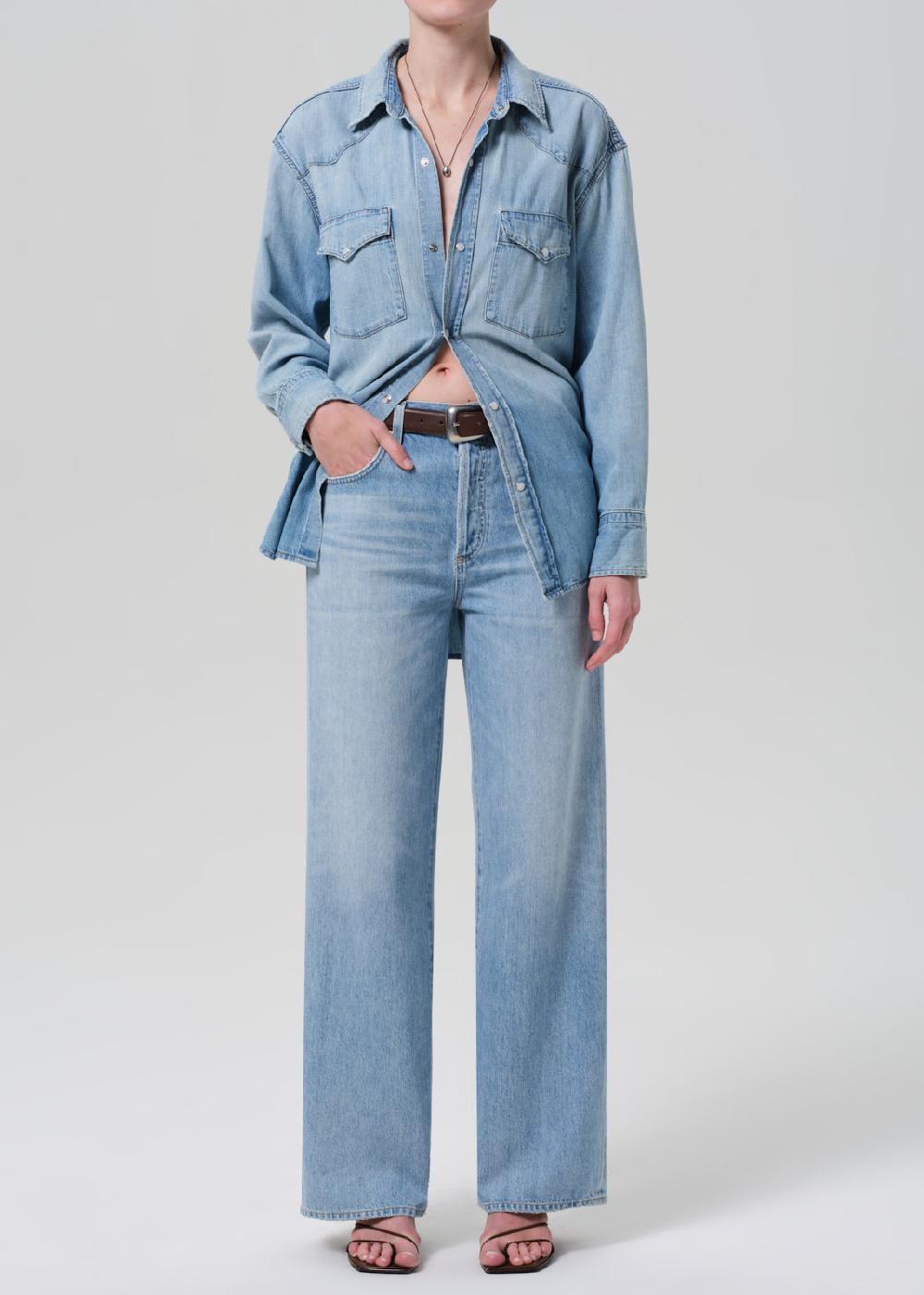 gold sign Annina High Rise Wide Leg 30" In Tularosa