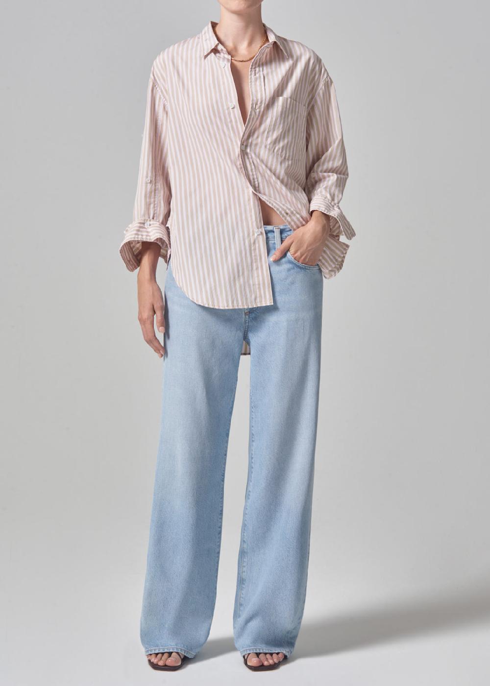 gold sign Annina High Rise Wide Leg 33" In Alemayde