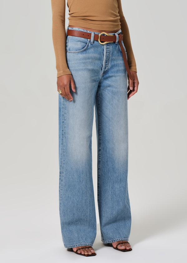 Gold Sign Annina High Rise Wide Leg 33" In Meuse