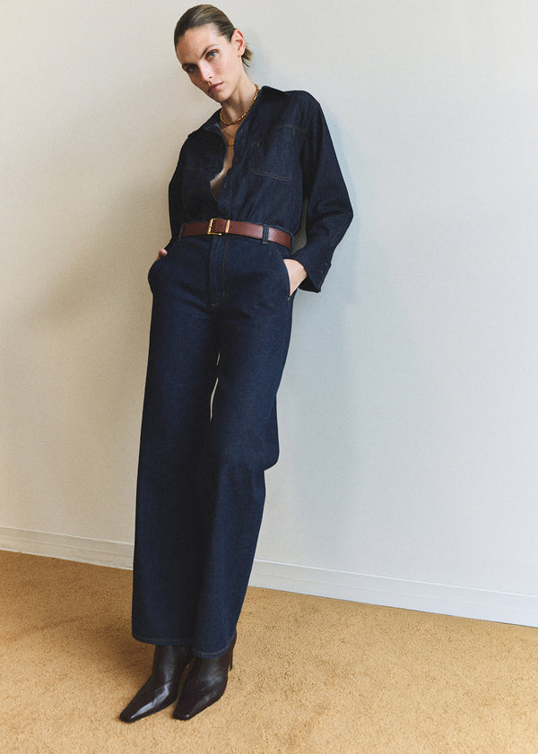 Gold Sign Annina Pocket Trouser 30" In Jones