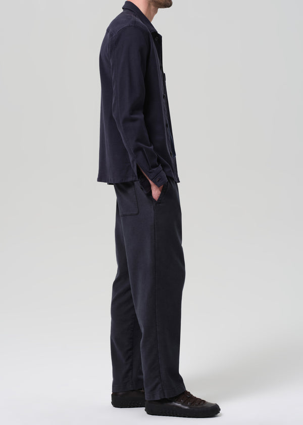 Gold Sign Après Pant In Charred Cedar