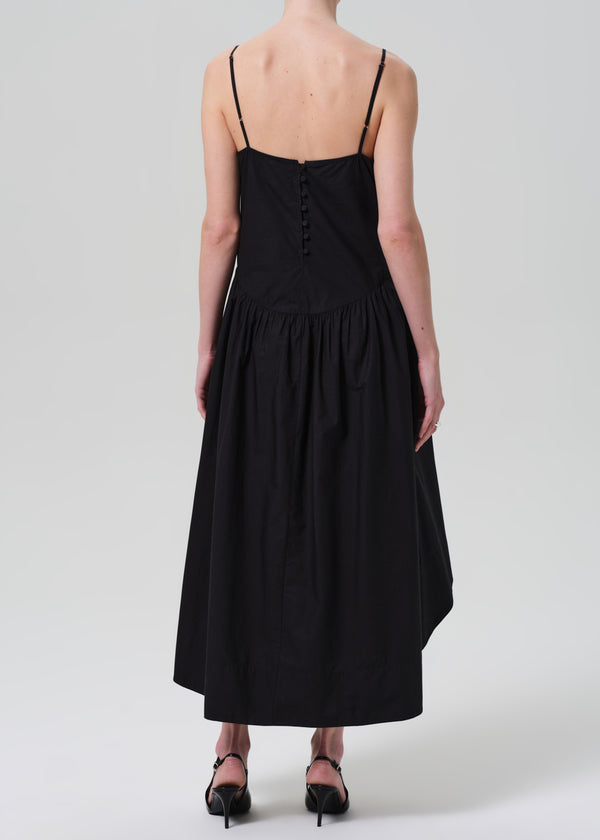 Gold Sign Ari Dress In Black