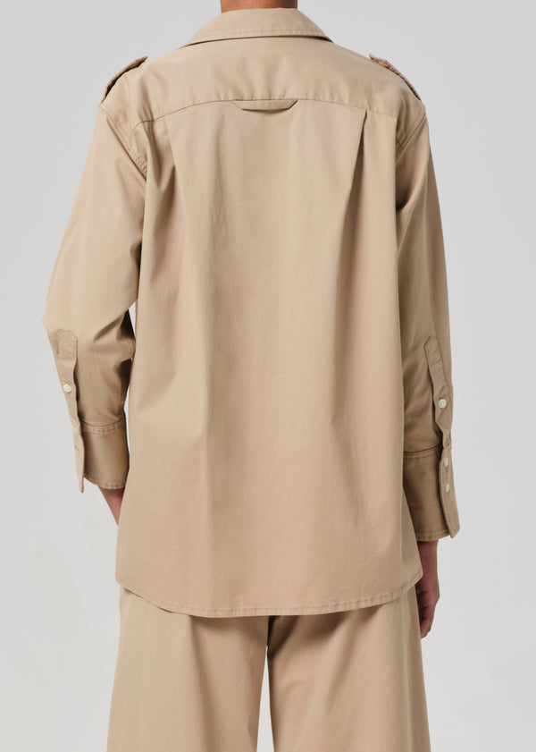 Gold Sign Ari Shirt In Catalina