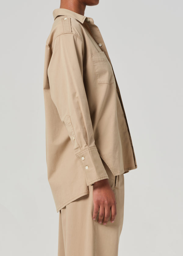 Gold Sign Ari Shirt In Catalina