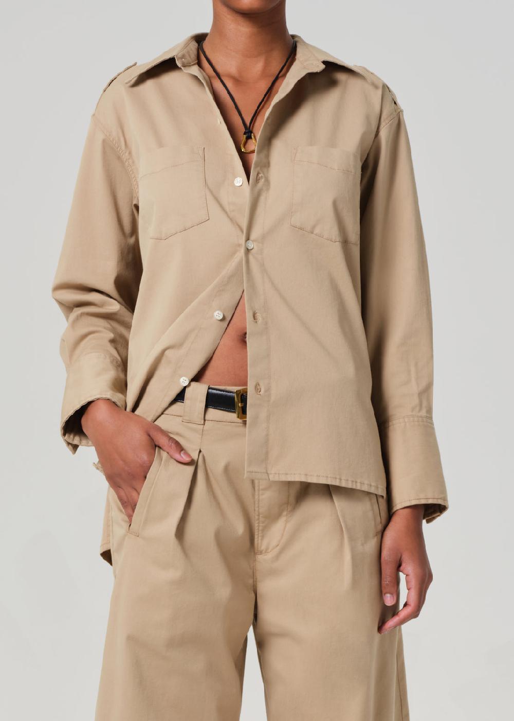 gold sign Ari Shirt In Catalina