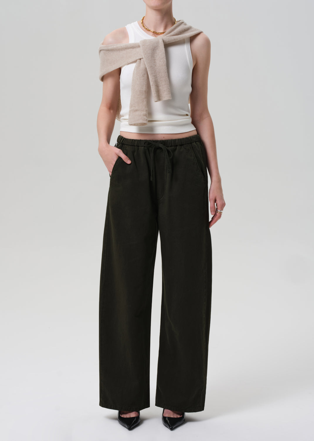 gold sign Aurora Pull On In Moss