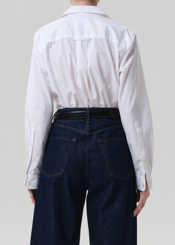 Gold Sign Avni Slim Shirt In White