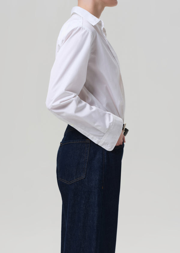 Gold Sign Avni Slim Shirt In White