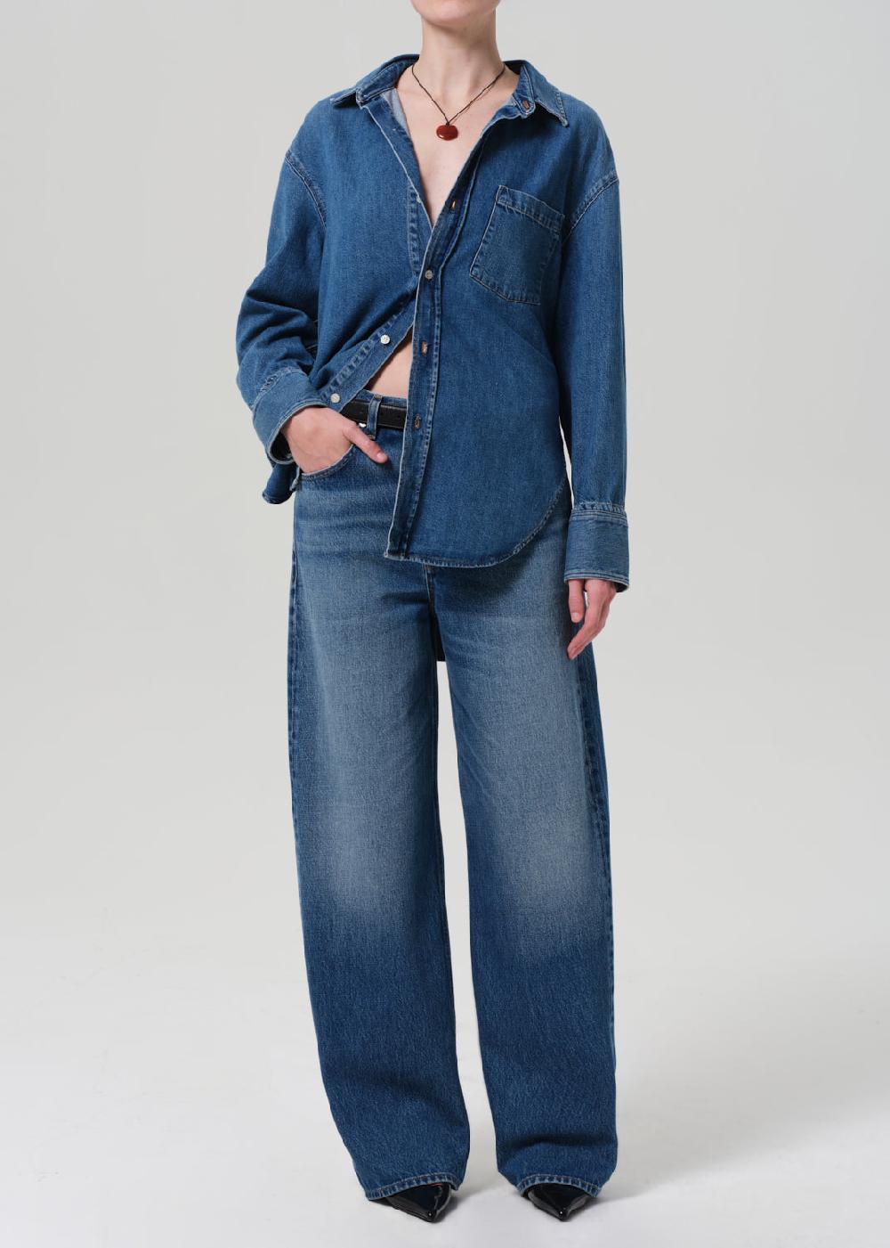 gold sign Ayla Baggy In Chaya