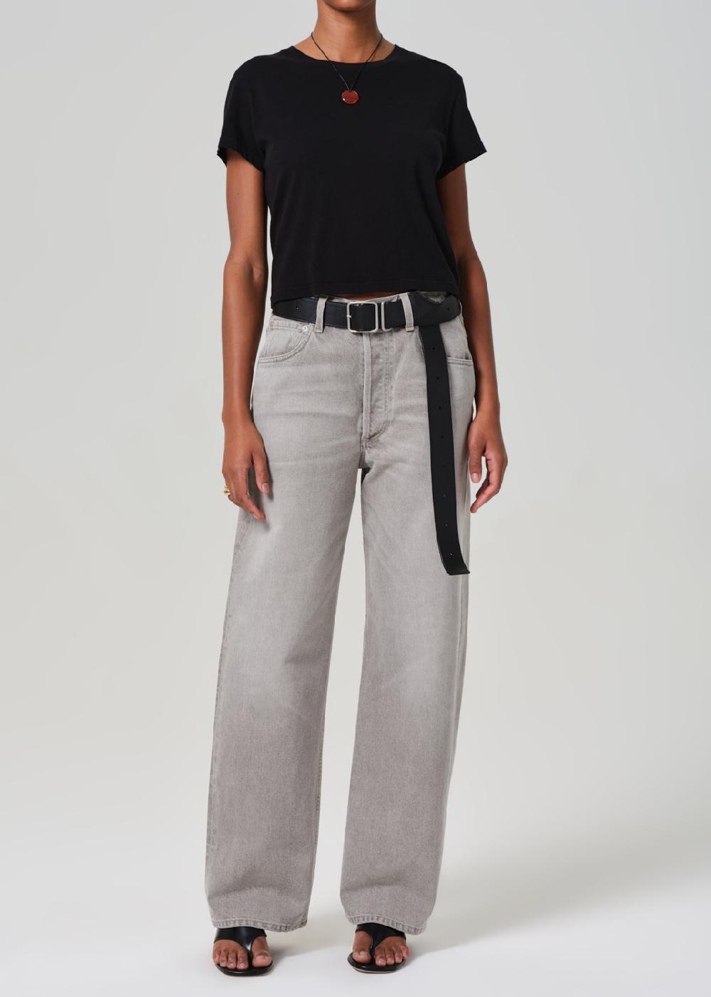 gold sign Ayla Baggy In Quartz Grey