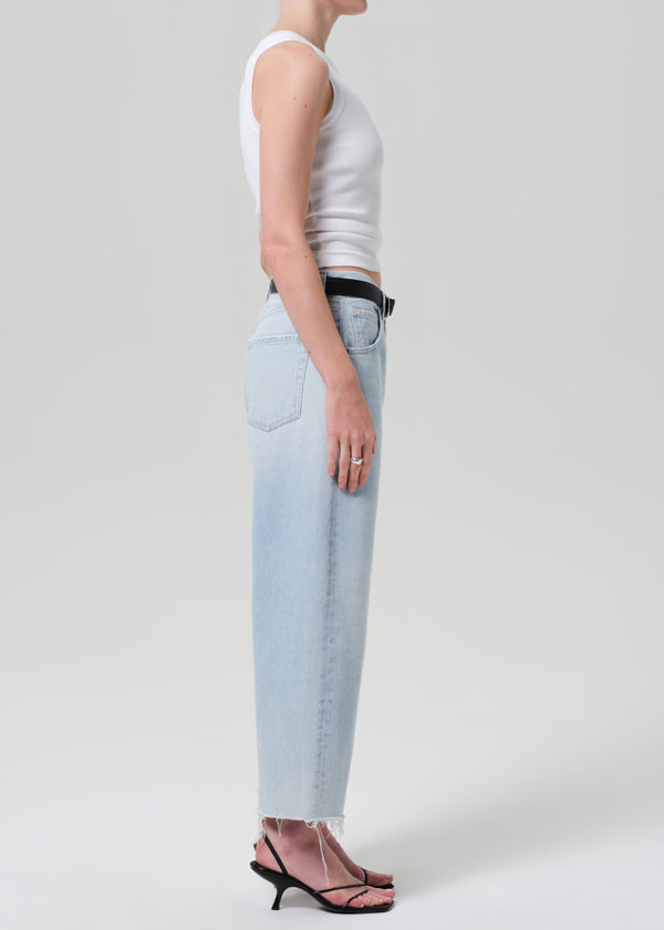 Gold Sign Ayla Raw Hem Crop In Allier